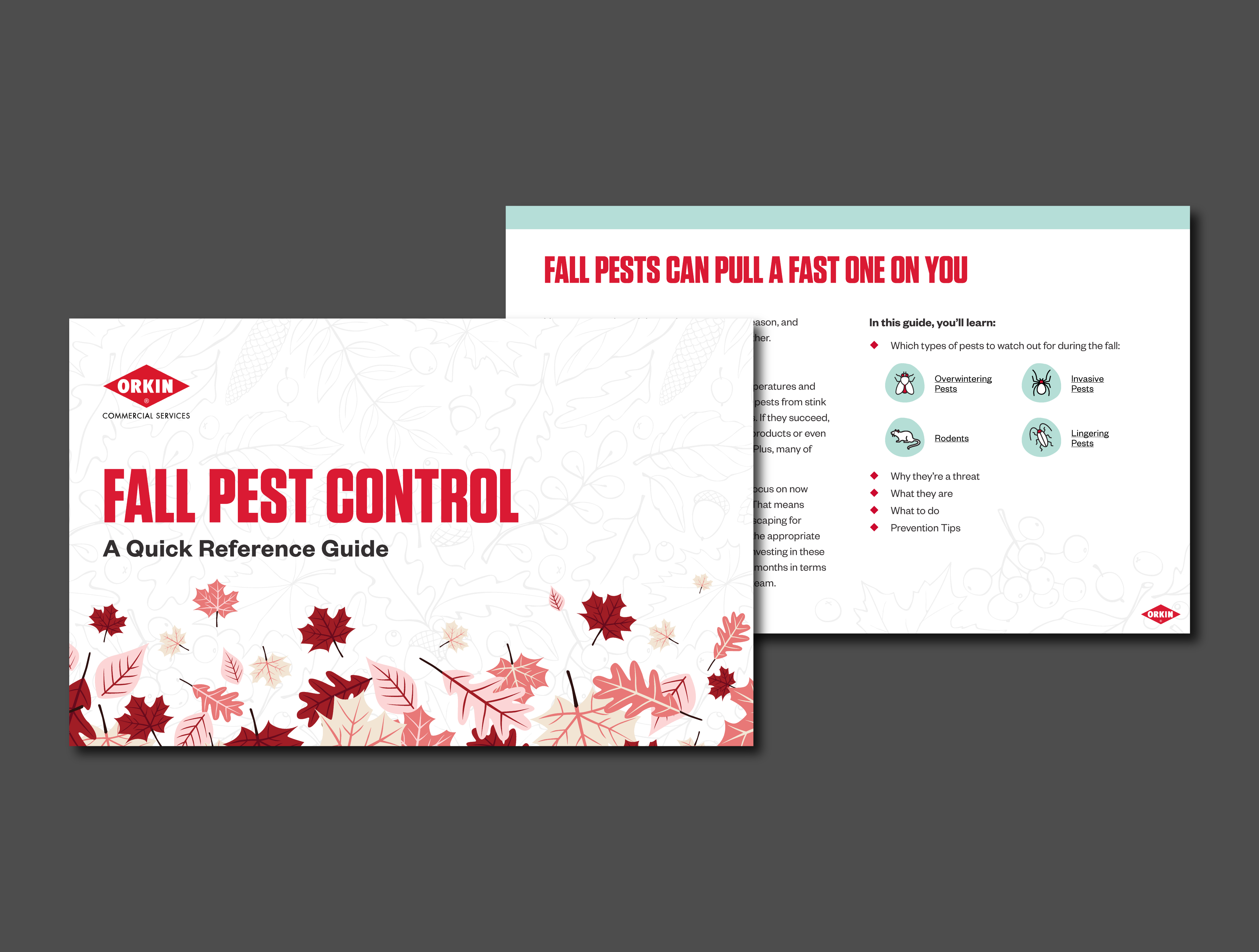 Fall Pest Control Quick Reference Guide